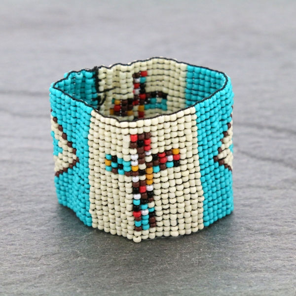 Cross Seed Beads Bracelet