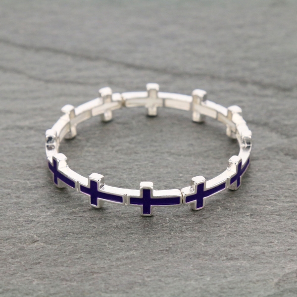 Cross Stretch Bracelet