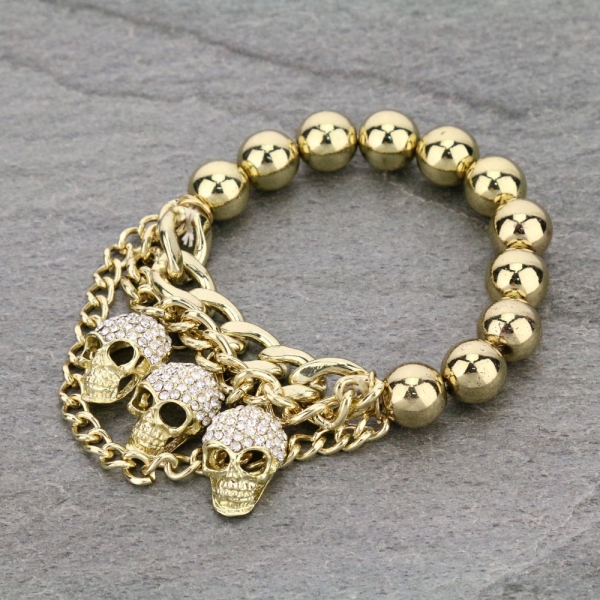 Skull Stretch Bracelet