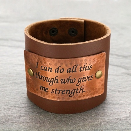 Message Plate Snap On Bracelet