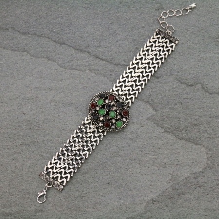 Turquoise Link Bracelet - Image 3