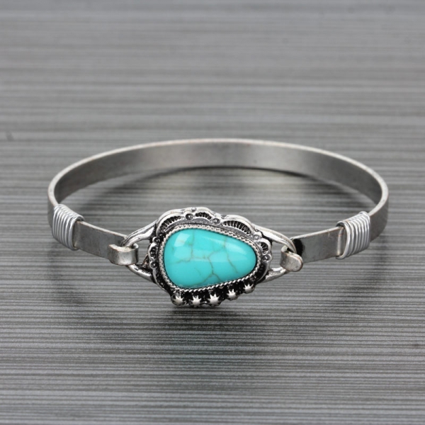 Western Turquoise Bangle Bracelet