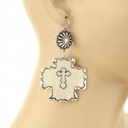 Cross Earrings - Image 2