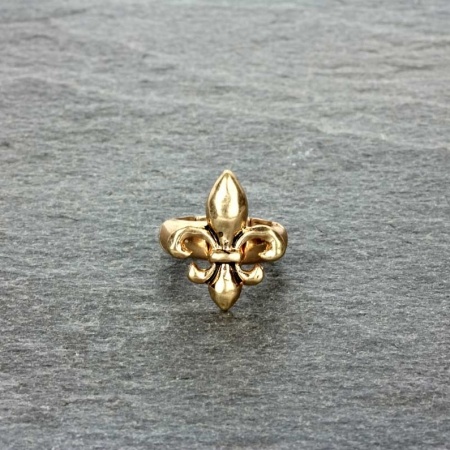 Fleur De Lis Stretch Ring