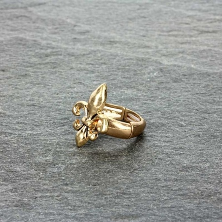 Fleur De Lis Stretch Ring - Image 2