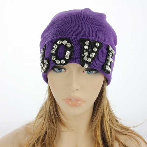 Fashion "LOVE" Knit Beanie