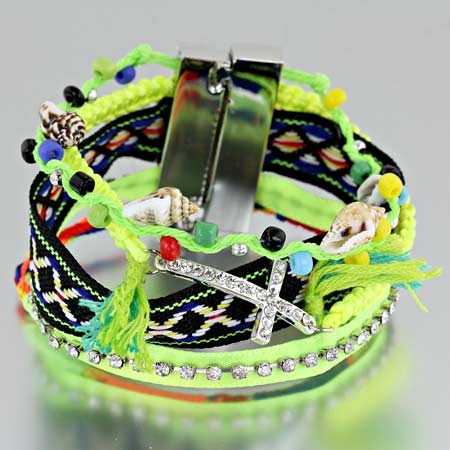Fashion Muti Layered Bracelet-B100138/NEON