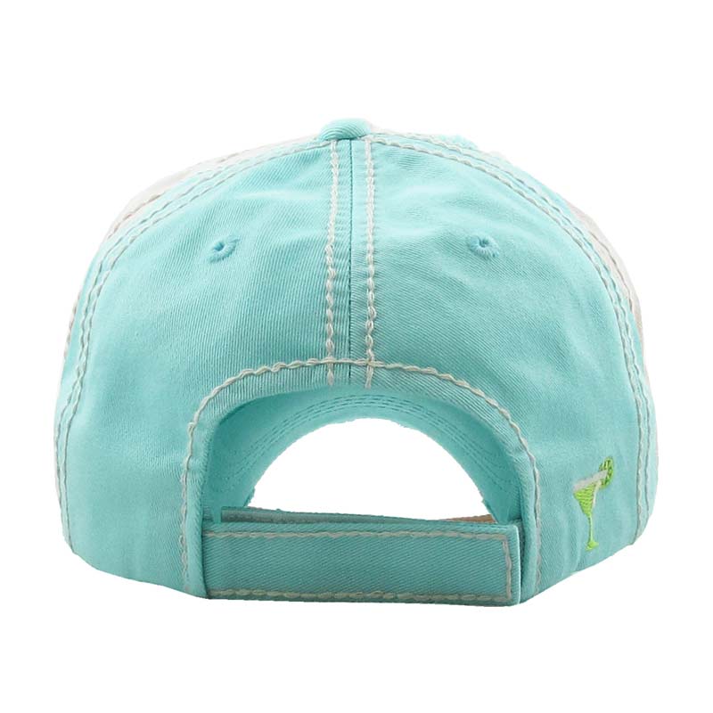 "Mamacita Needs A Margarita" Washed Vintage Ball Cap - Image 2