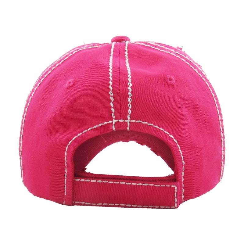 "Faith Over Fear" Washed Vintage Ball Cap - Image 2
