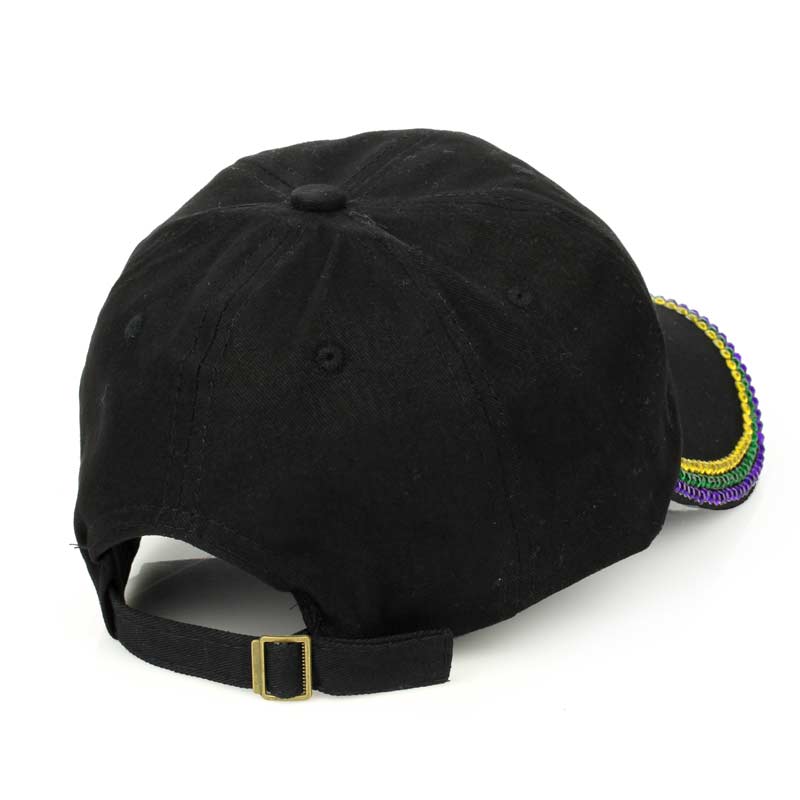Fluer De Lis Sequin Ball Cap - Image 2