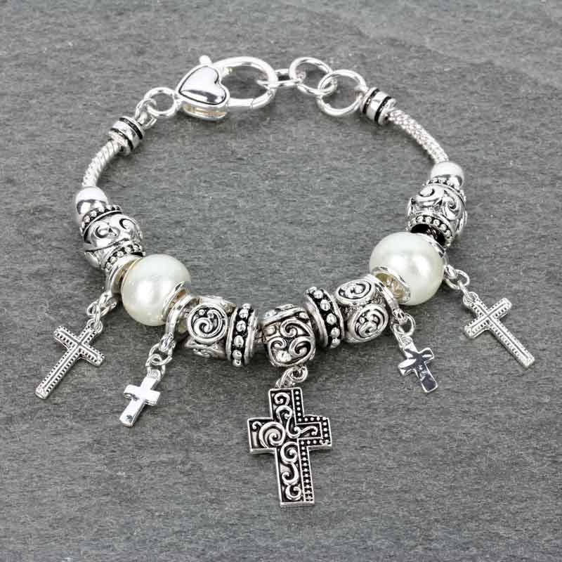 Cross Pandora Bracelet Charm Protection Pendant Clear CZ  Etsy  Pandora  bracelet charms Pandora bracelet Pendant