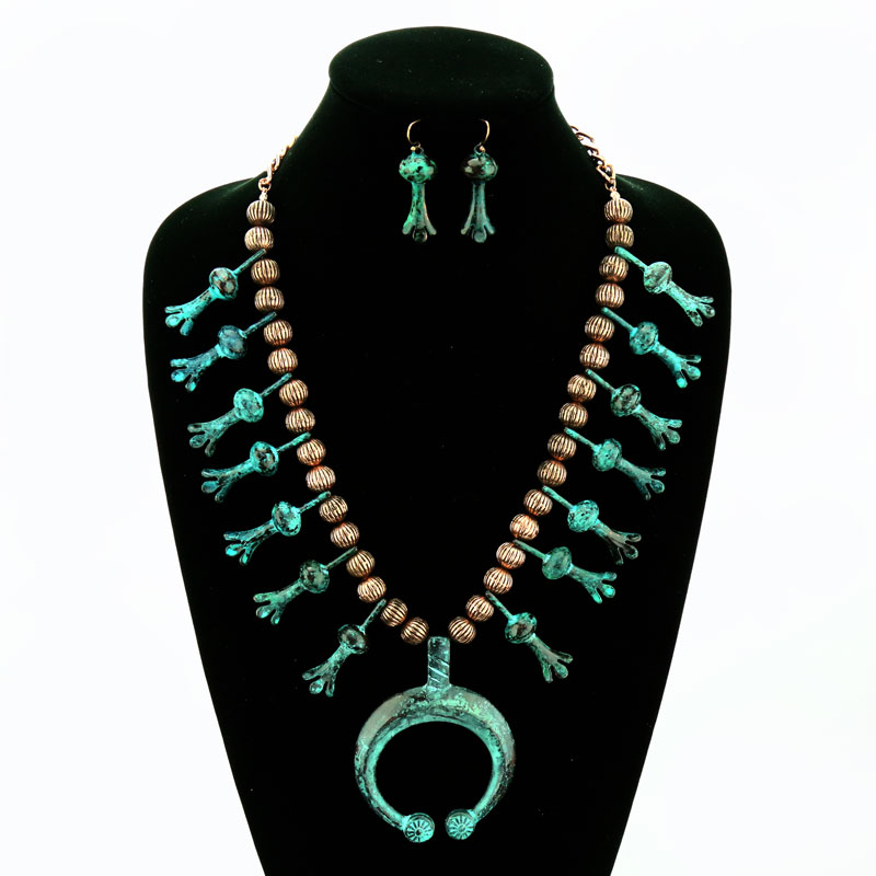 Squash Blossom Necklace Set - Image 2