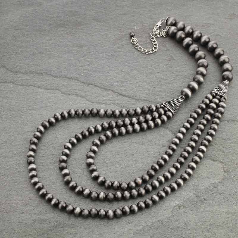 30″ Long Western Pearl Necklace Bluetortoisewholesale