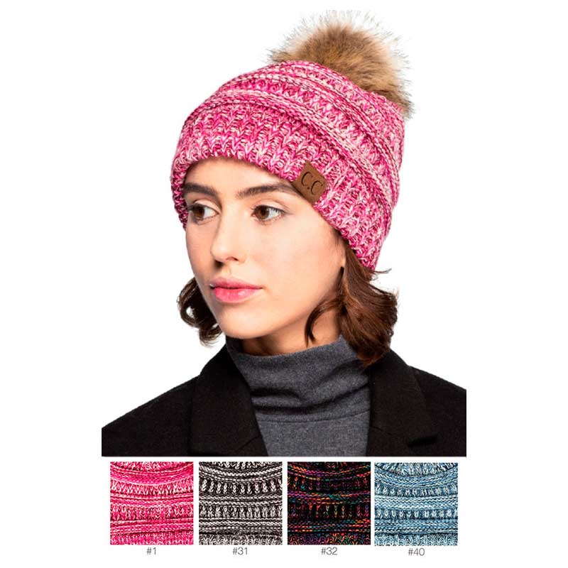 C.C 4 Tone Thread Mix Color Beanie - Image 3
