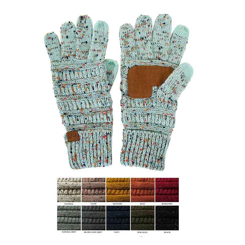 C.C Cable Confetti Smart Tip Gloves - Image 3