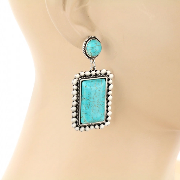 Natural Stone Earrings - Image 2