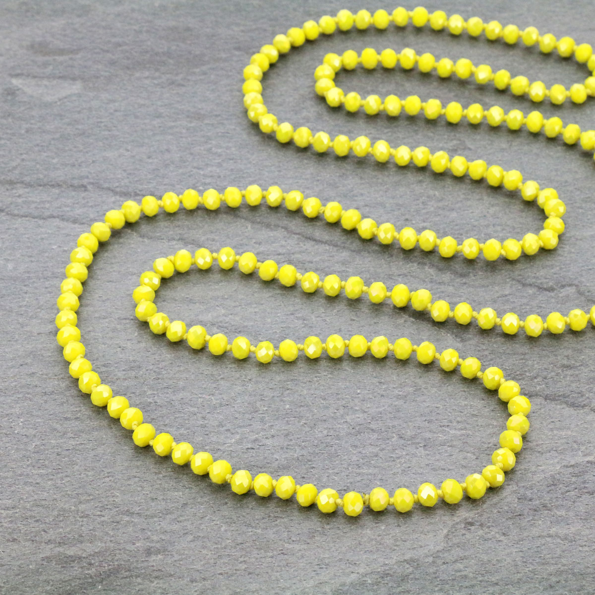 60" Endless Crystal Bead Necklace-ST-0064/YW(401)