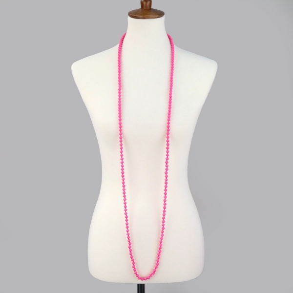 60" Endless Crystal Bead Necklace - Image 2