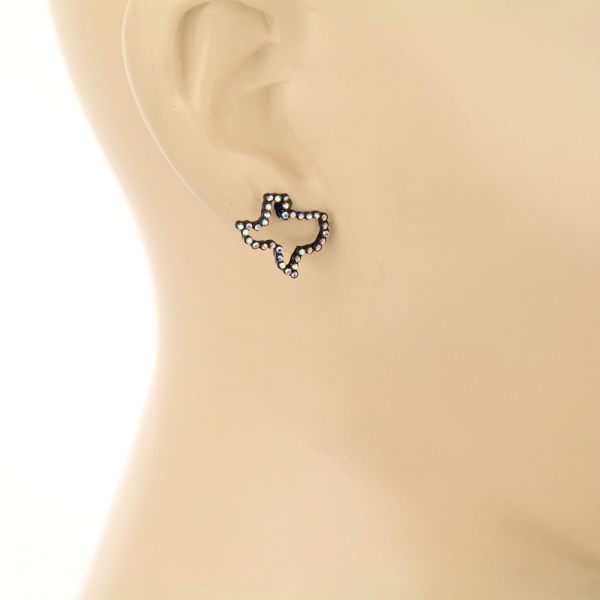 3 Pair Texas Map Earring Set - Image 3