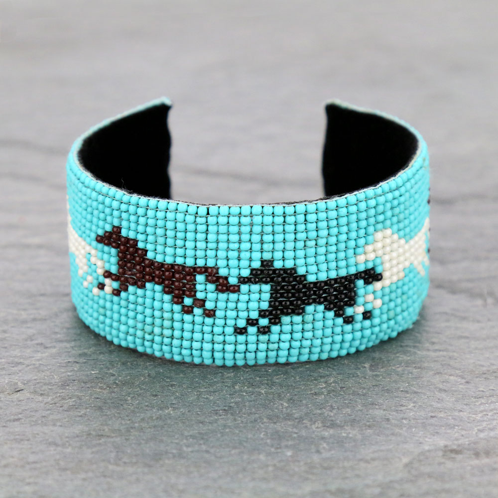 Seed Bead Bangle Key Ring/Bracelet – Bluetortoisewholesale