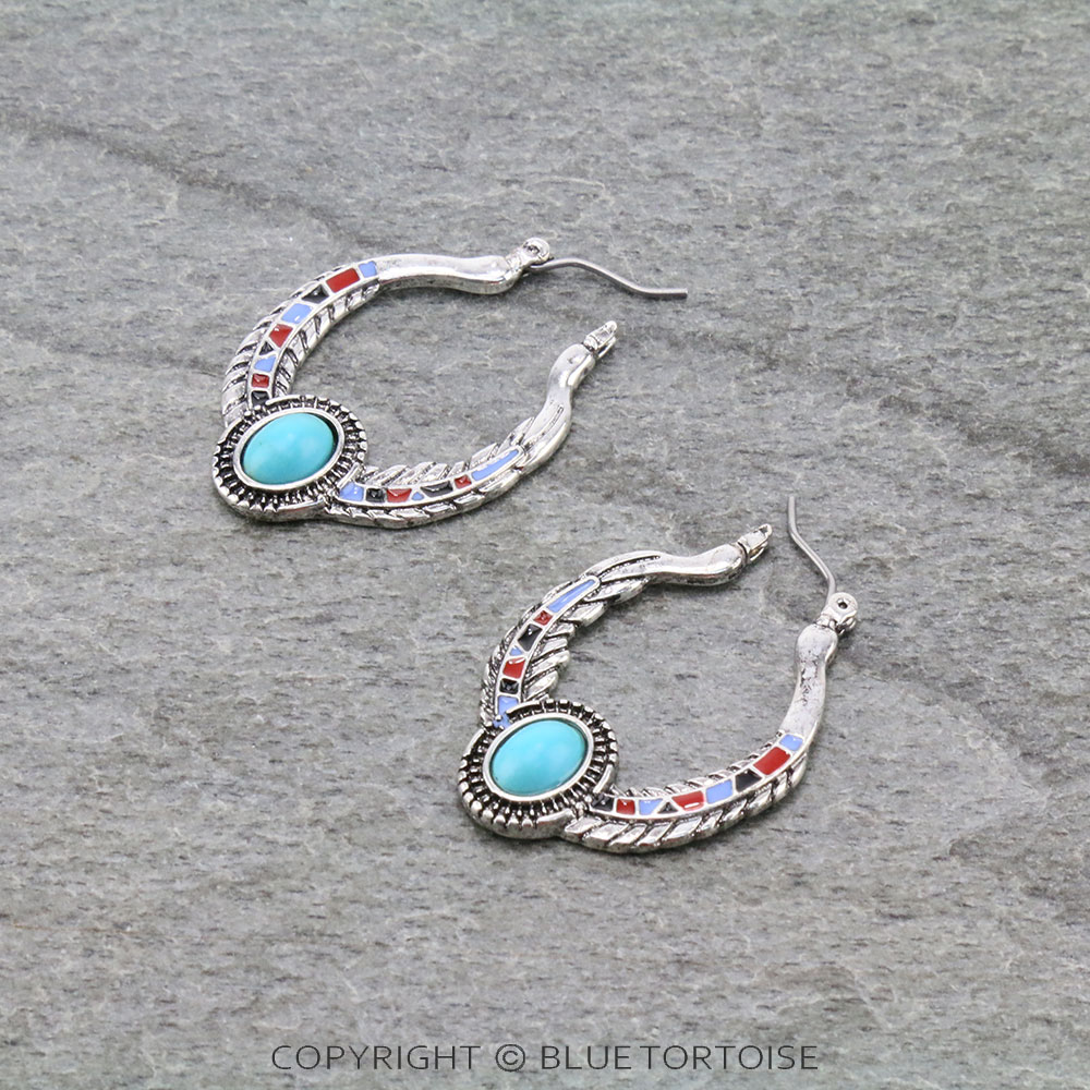 Western Style Hoop Earrings – Bluetortoisewholesale