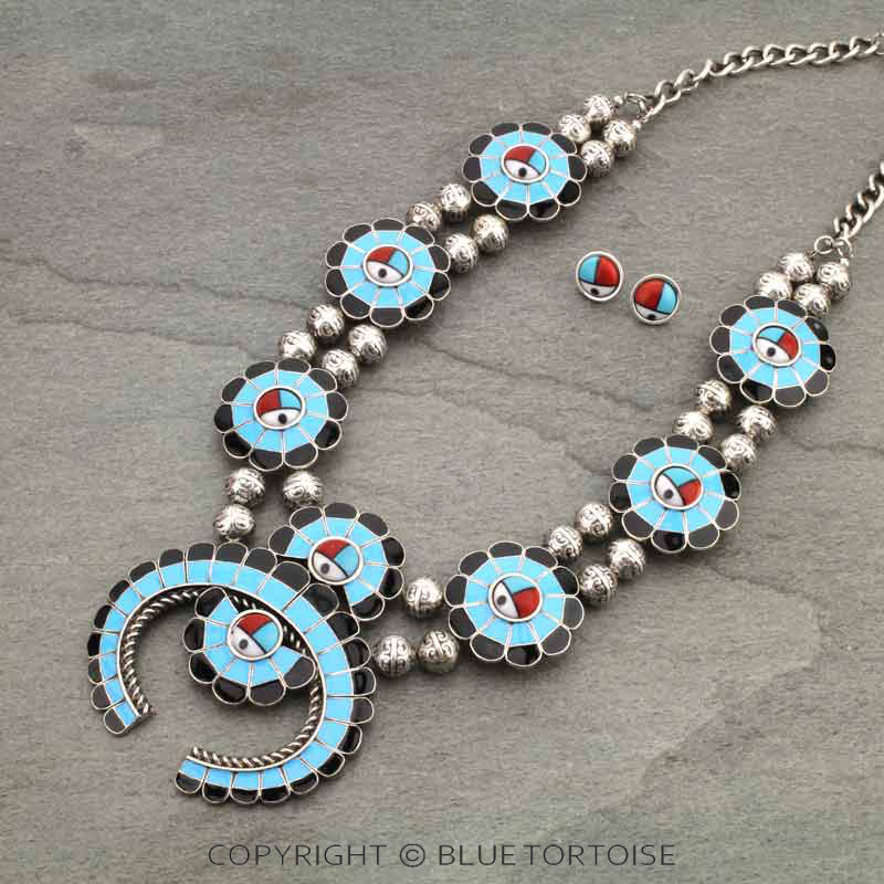 Squash Blossom Necklace Set