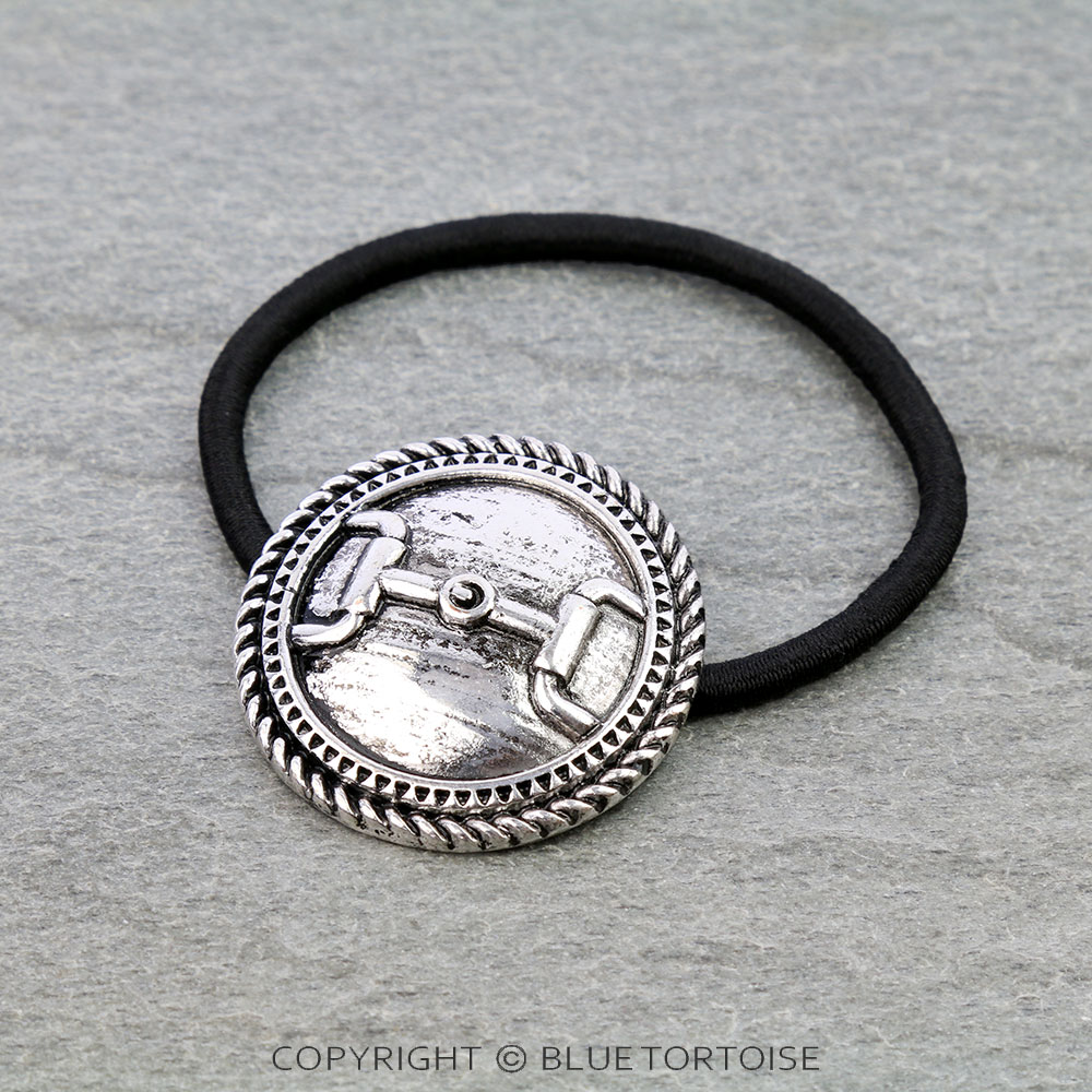 Western Horse Groove Hair Tie
