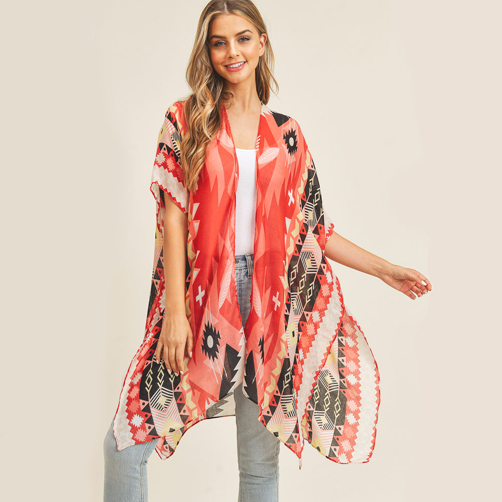 Tribal Pattern Kimono – Bluetortoisewholesale