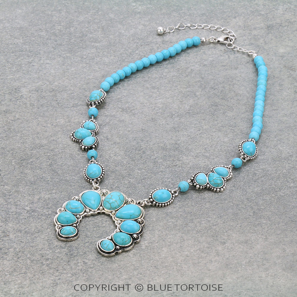Squash Blossom Pendant Necklace – Bluetortoisewholesale