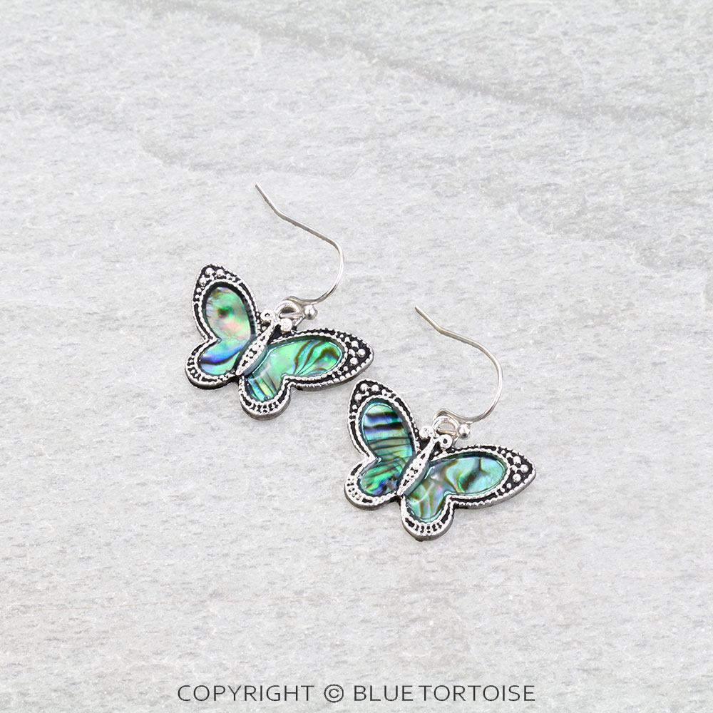 Western Butterfly Dangle Earrings