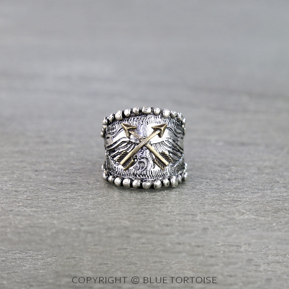 Western Arrow Stretch Ring