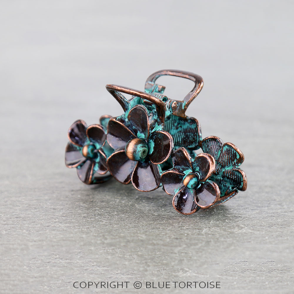 2.5" Western Flower Hair Claw Clip