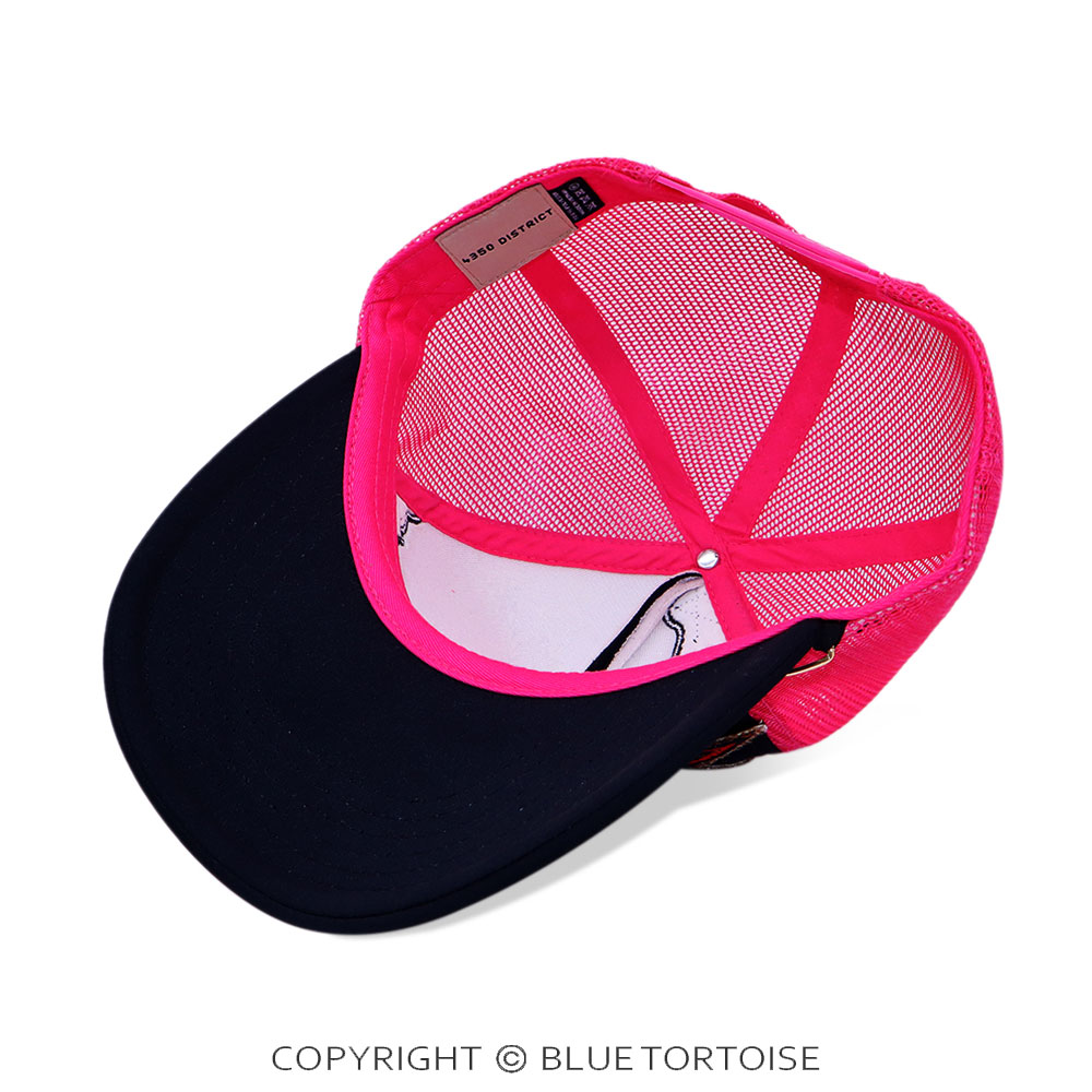 Dramatic Patch Meshback Ball Cap with Hat Chain - Image 4