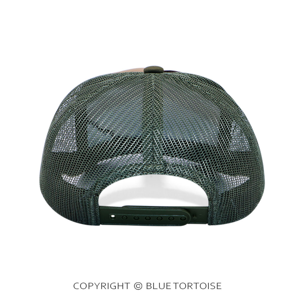 Dramatic Patch Meshback Ball Cap with Hat Chain - Image 3