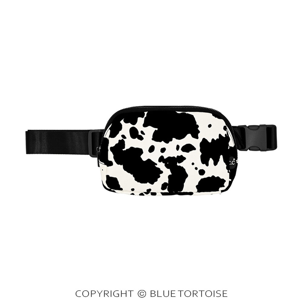 C.C Cow Pattern Fanny Pack