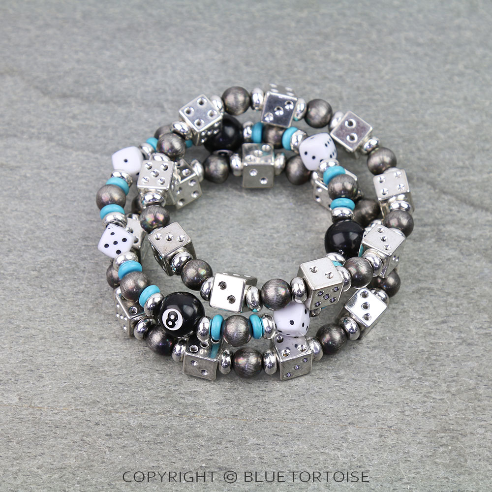 Western Dice Stackable Bracelet