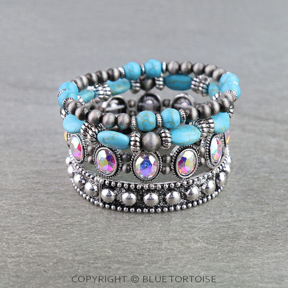 Western Oval Stackable Bracelet