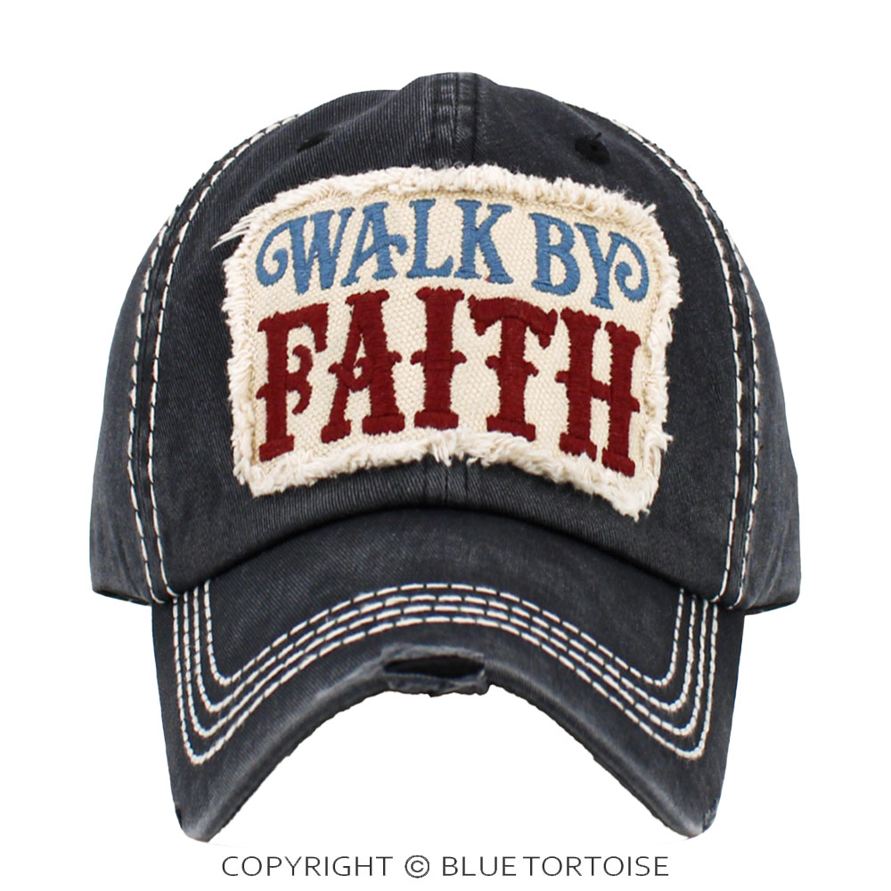 Walk By Faith Vintage Ball Cap