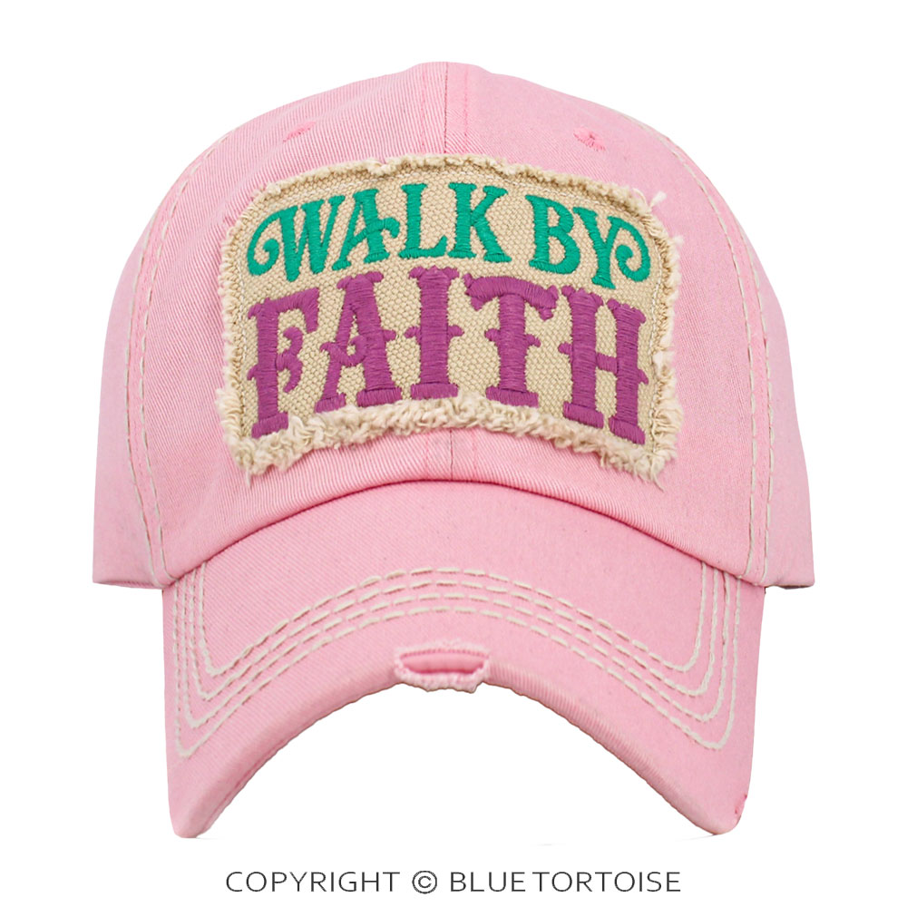 Walk By Faith Vintage Ball Cap
