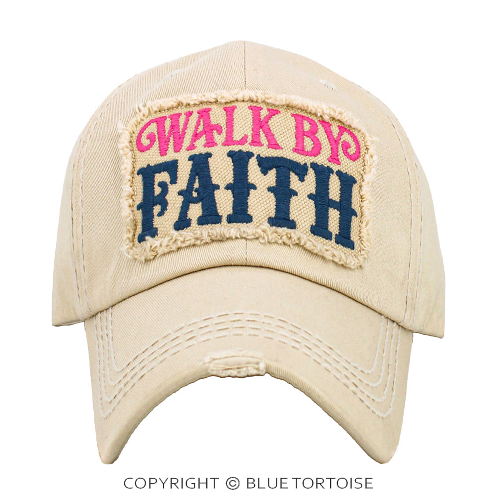 Walk By Faith Vintage Ball Cap