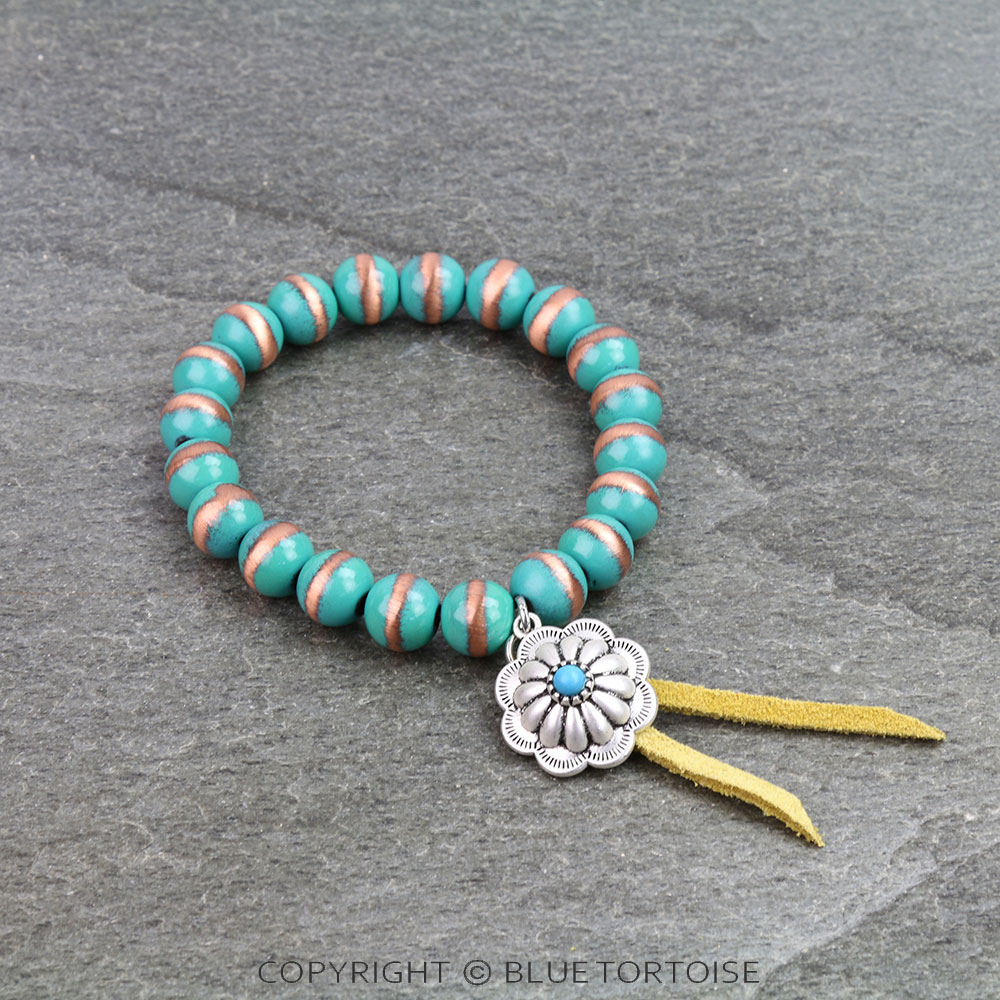 Superior Western Concho Stretch Bracelet