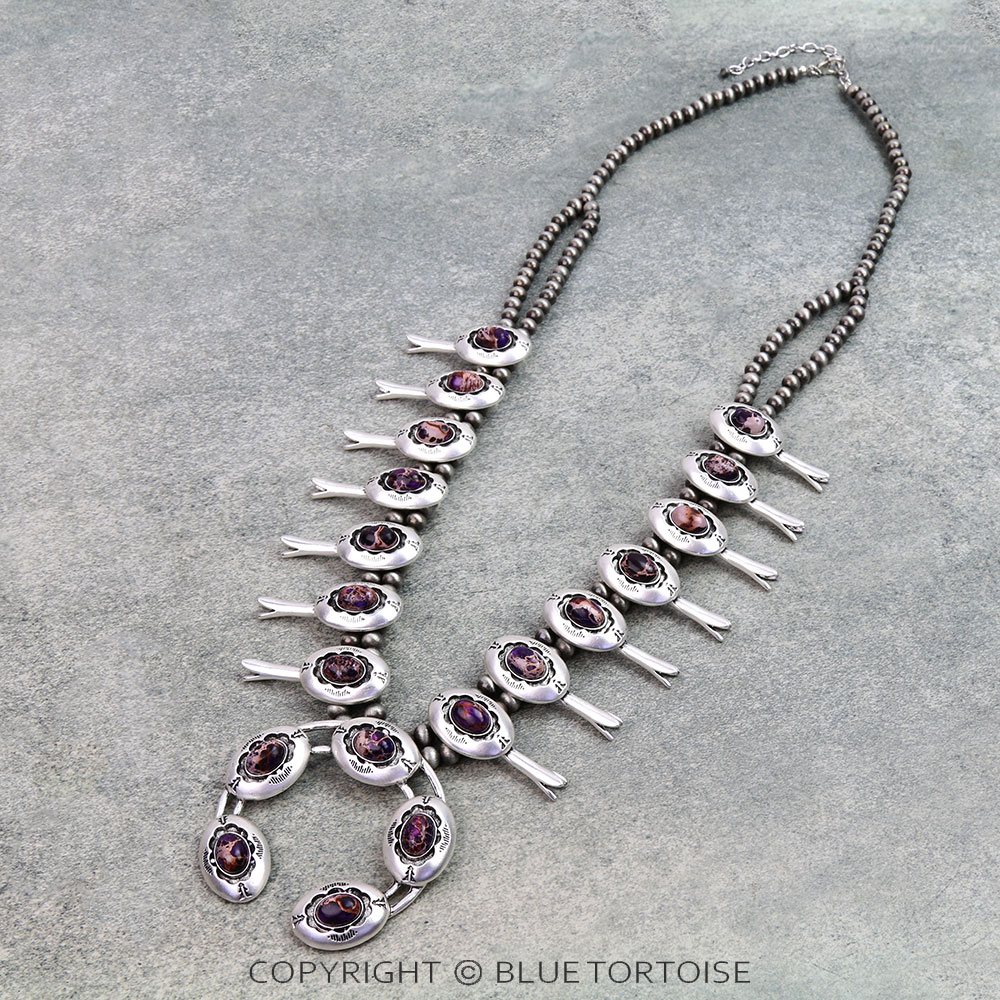 Superior Western Squash Blossom Necklace