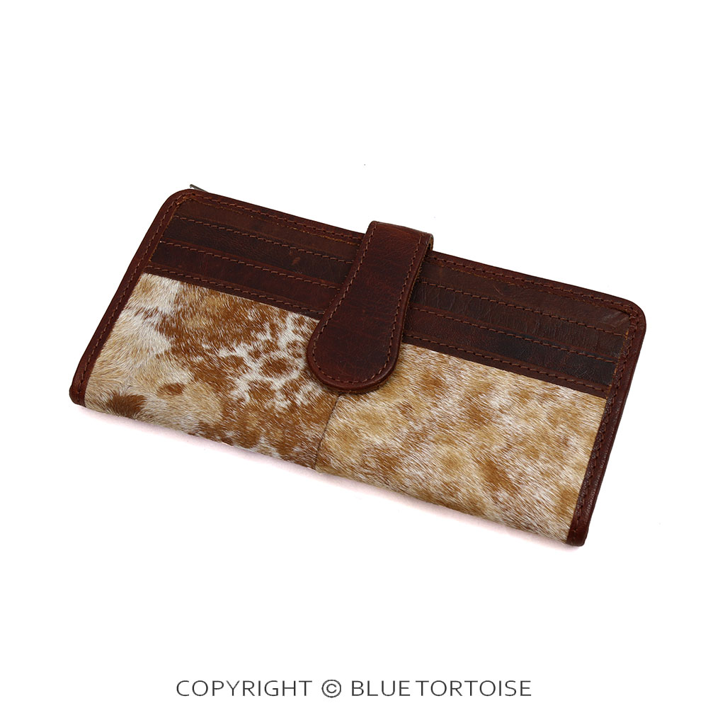 Handmade Western Cowhide Clutch Wallet