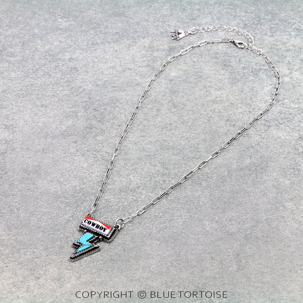 Western Thunder Cowboy Necklace