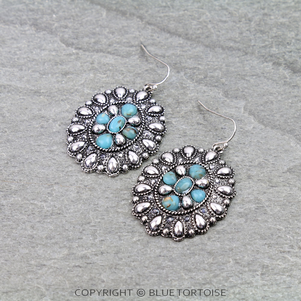 Conchos Türkisblume (10 Stück) | Western and Cowboy