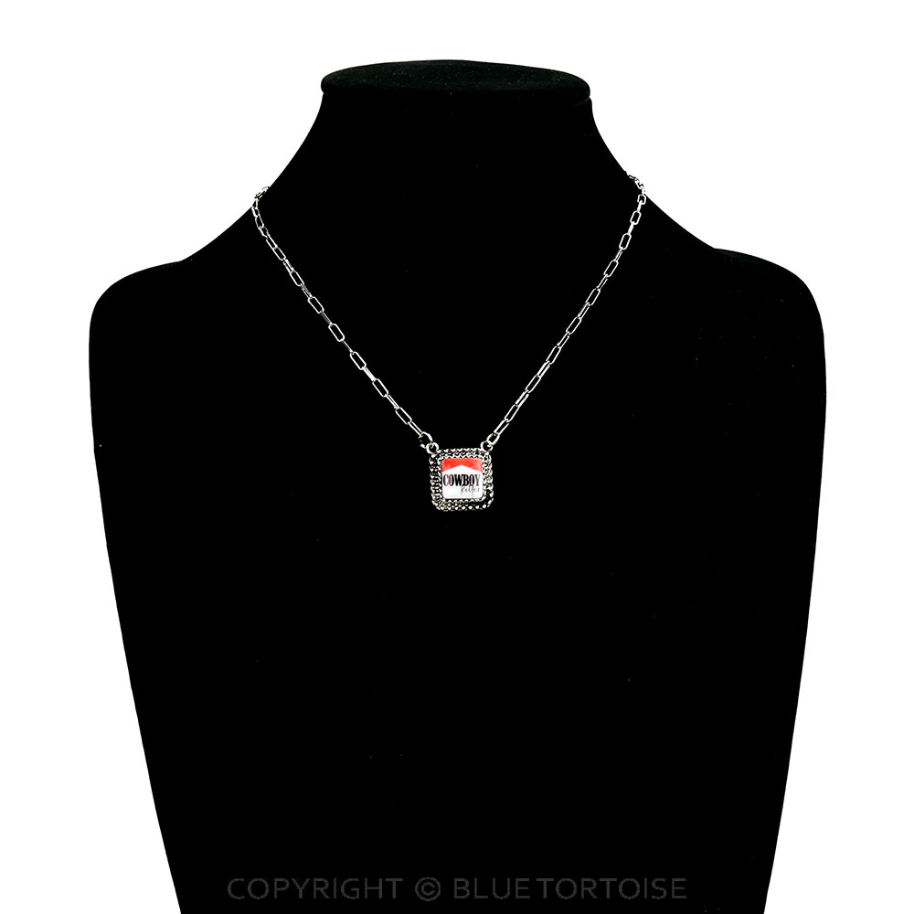 Western Square Cowboy Killer Necklace - Image 2
