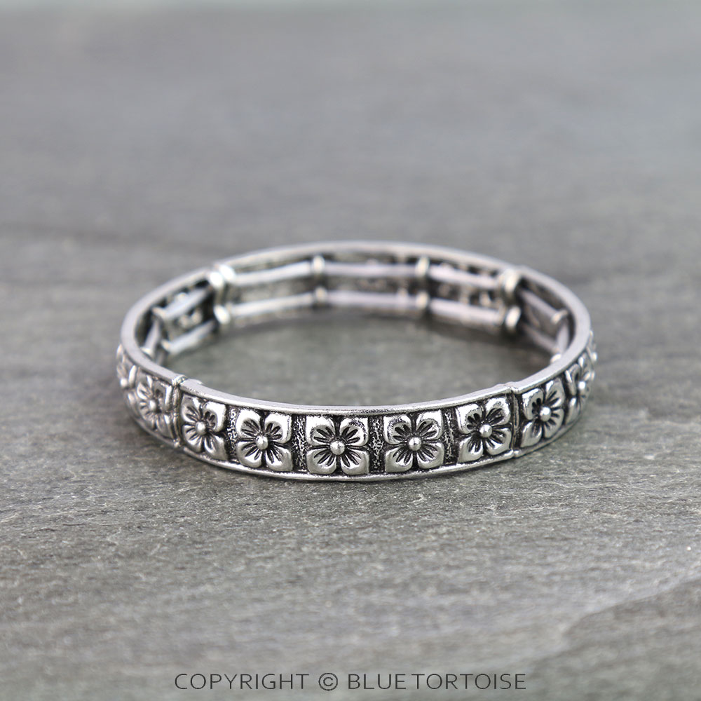 Western Flower Stretch Bracelet