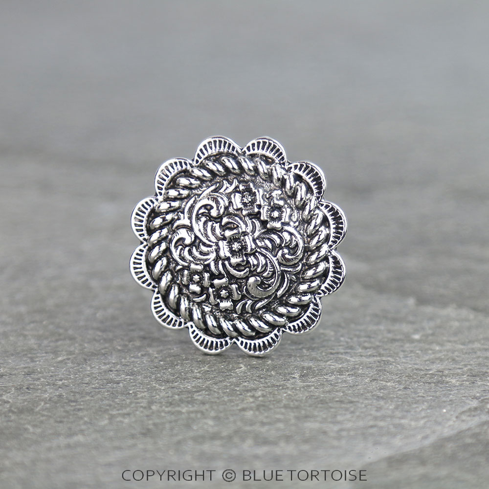 Western Flower Bandana Ring