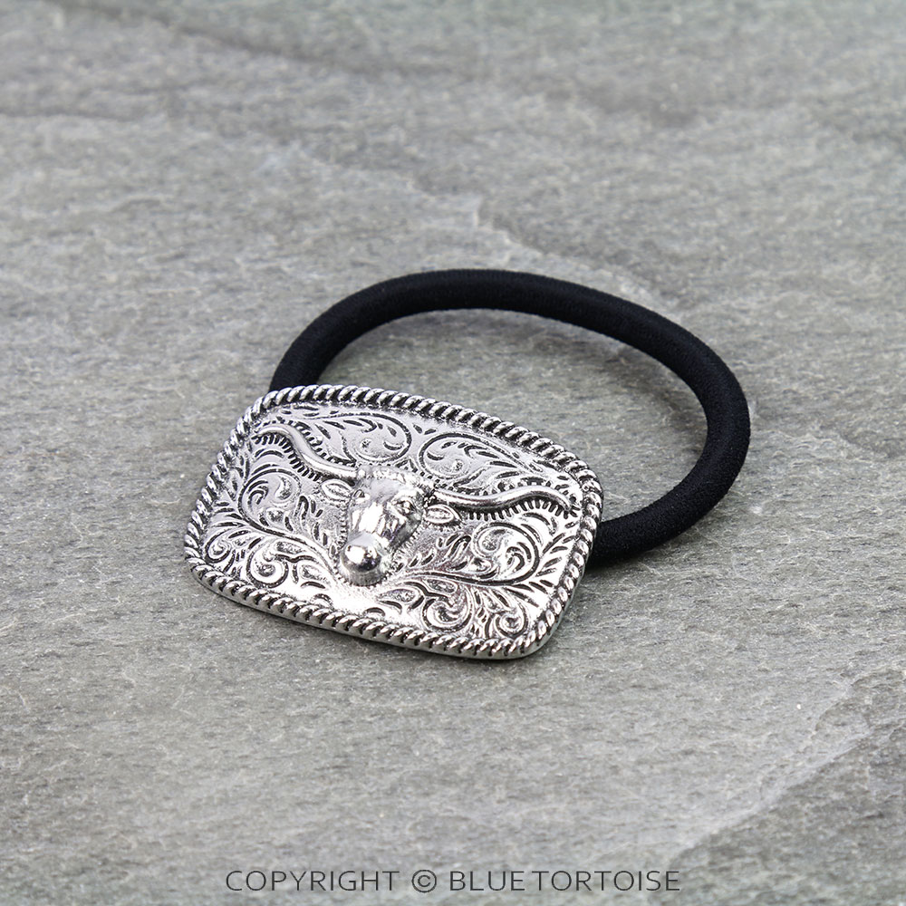 Western Steer Skull Hair Band