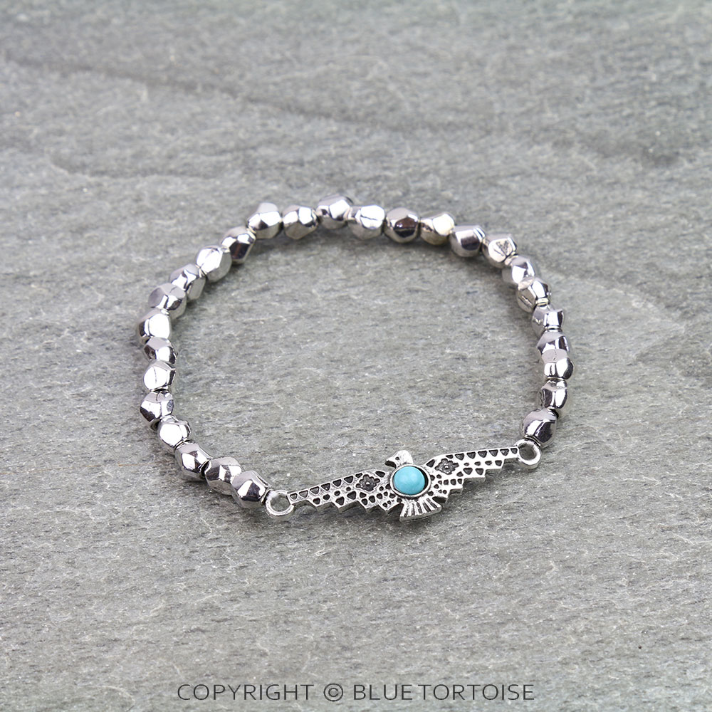 Western Thunderbird Stone Stretch Bracelet